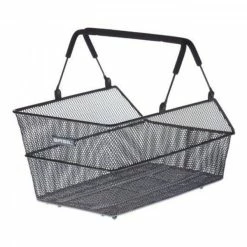 BIKE&CO Basil Hinterrad-Schultaschenkorb Cento Multi System Schwarz