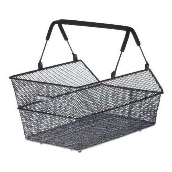 BIKE&CO Basil Hinterrad-Schultaschenkorb Cento Multi System Schwarz