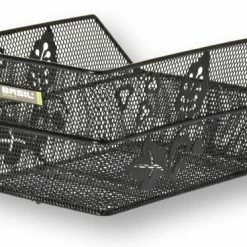 Basil Korb Cento Flower Schwarz Für Die Schultasche - Festmontage