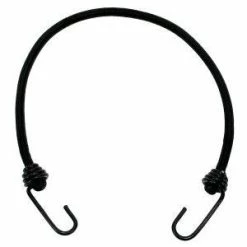 BIKE&CO Gepäckspannband Schwarz Mit Zwei Haken 10x1000mm