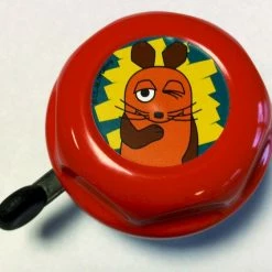 Bike Fashion Glocke - Kinderglocke Maus Design Orange