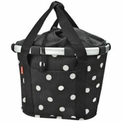 KLICKfix Bikebasket BLACK DOTS - Rixen & Kaul
