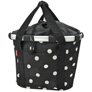 KLICKfix Bikebasket BLACK DOTS - Rixen & Kaul