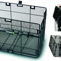 BASIL Korb Rad-Klapp Schwarz - Klappbar - Seitlich